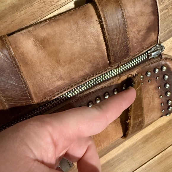 Corral Western Boots Womens Round Harness Buckles 8.5 M Cognac C2966 - Picture 4 of 10